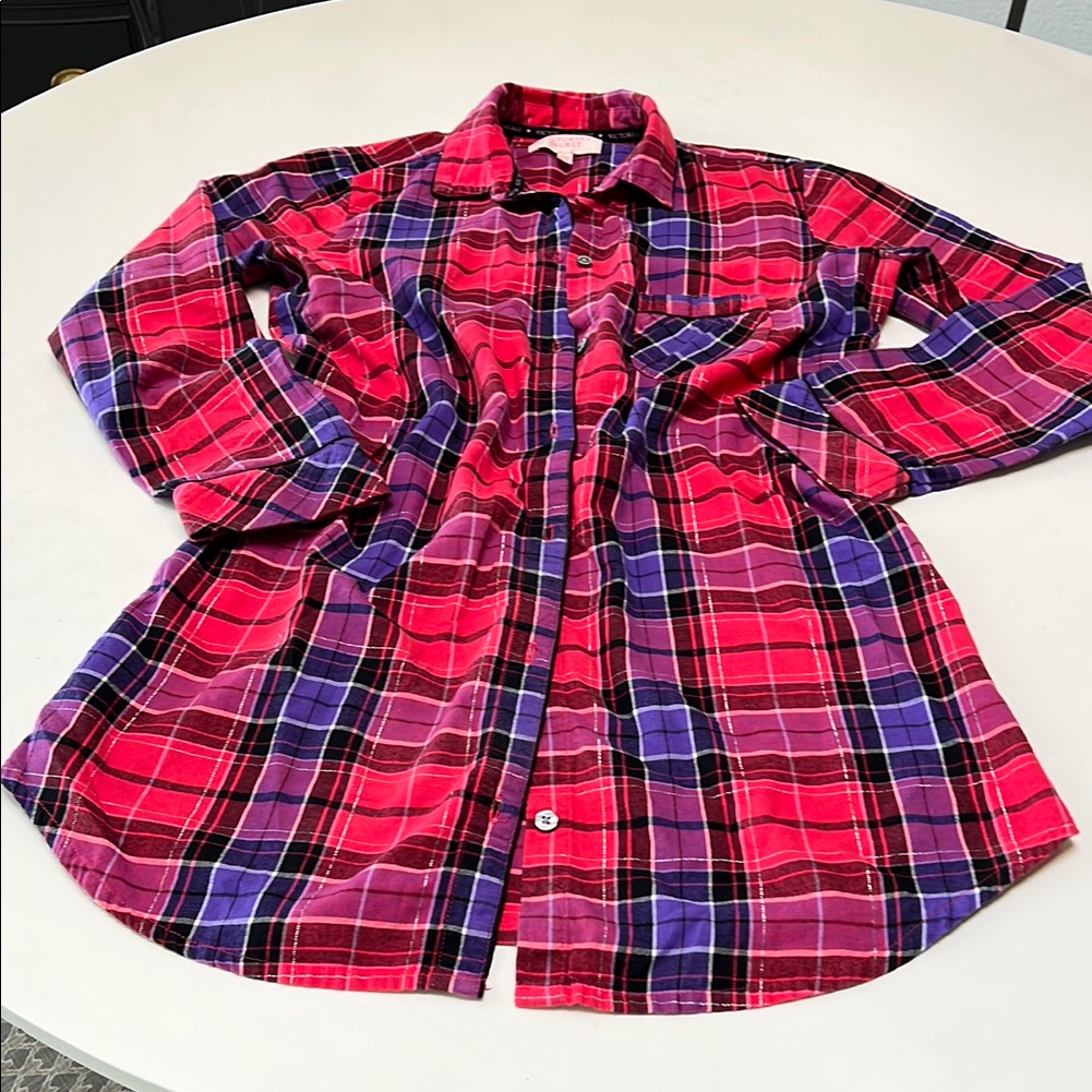 Victoria Secret Sleep Shirt In Red And Purple